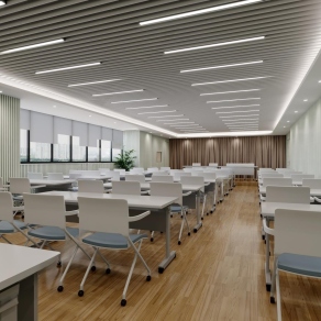 现代会议室3D模型下载